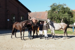 Gefährtin, Sarah, De Chocolate, Elli und Frederike mit Sowieso